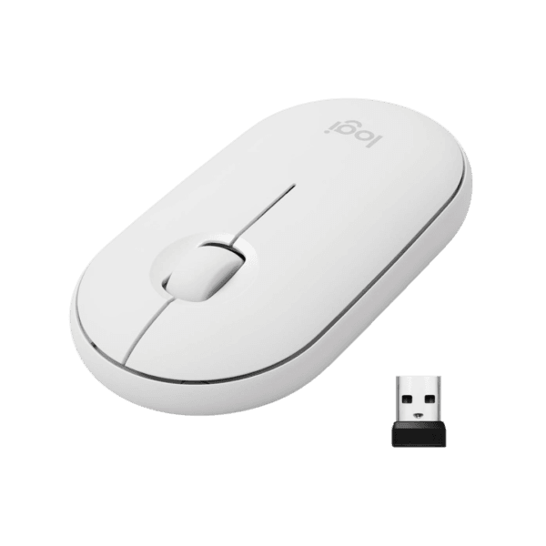 Logitech Pebble Wireless Mouse – Silent, Slim, Bluetooth & 2.4GHz, Quiet Clicks